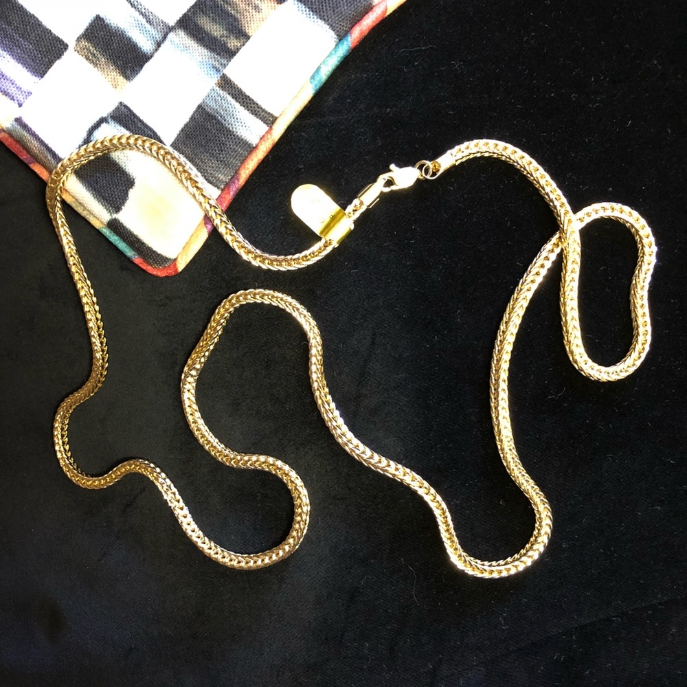 Gold Plated 36 Inch Hip Hop Chain Necklace